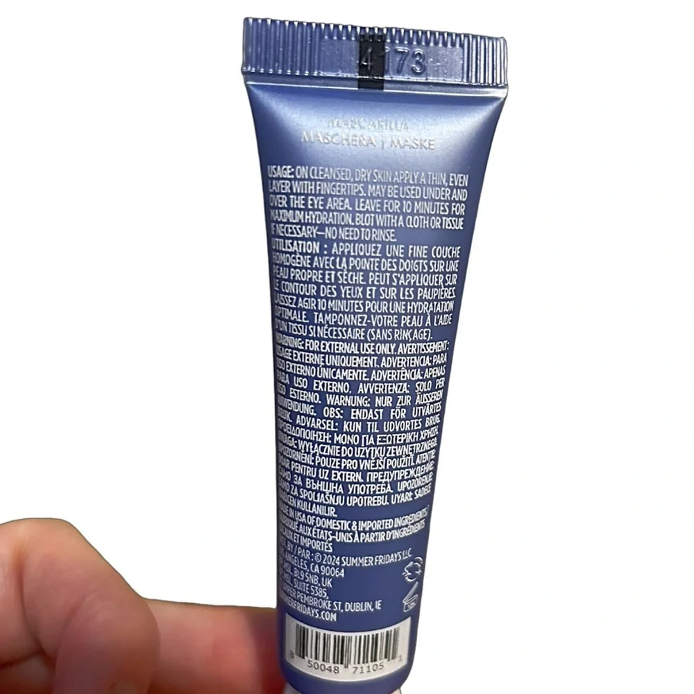 Summer Fridays Jet Lag Mask 15g Travel Size | Hydrating Face Mask | New |0.5 oz - Picture 2 of 3